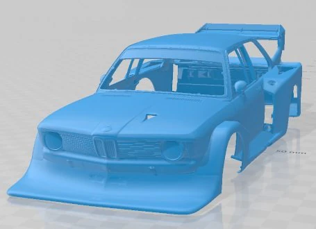 320i GTX Printable Body Car 3D Print Model .c4d .max .obj .3ds .fbx .stl .blend 