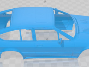 Alfa Romeo GTV6 Tuned Printable Body Car 3D Принт Модель