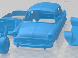 Skoda 1000 MB 1964 Printable Car 3D Print Model
