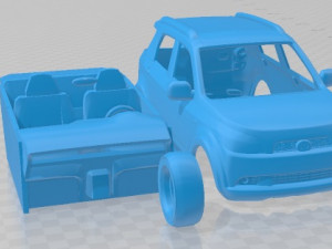 Toyota Rush 2006 Printable Car Modello di stampa 3D