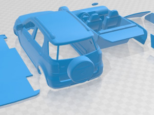 Toyota Rush 2006 Printable Car Modello di stampa 3D