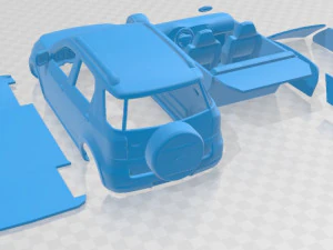 Toyota Rush 2006 Printable Car 3D Print Model
