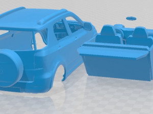 Toyota Rush 2006 Printable Car Modello di stampa 3D
