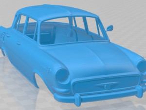 Skoda 1000 MB 1964 Printable Body Car Model do druku 3D