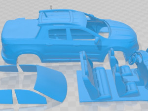 Ram 1000 Crew Cab Big Horn 2021 Printable Car 3Dプリントモデル