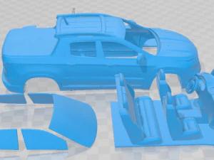 Ram 1000 Crew Cab Big Horn 2021 Printable Car 3D Print Model