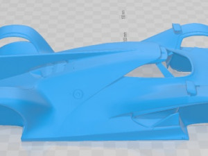 Mazda 55LM GT Vision Printable Body Car 3Dプリントモデル