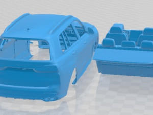 Alpina XB7 2021 Printable Car Modelo de Impressão 3D