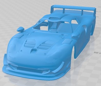 Porsche 911 GT1 Evo 1997 Printable Body Car 3D Print Model .c4d .max .obj .3ds .fbx .stl .blend