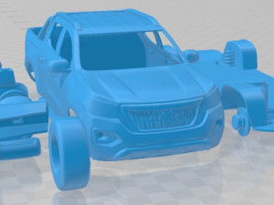 Peugeot Landtrek 2021 Printable Car 3D प्रिंट मॉडल