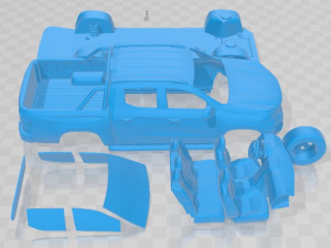 Peugeot Landtrek 2021 Printable Car 3D प्रिंट मॉडल