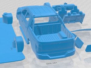 Peugeot Landtrek 2021 Printable Car 3D प्रिंट मॉडल