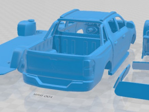 Peugeot Landtrek 2021 Printable Car 3D प्रिंट मॉडल