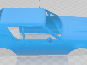 AMC Gremlin 1973 Printable Body Car Modelo de Impressão 3D