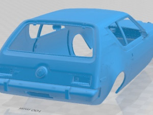 AMC Gremlin 1973 Printable Body Car Modelo de Impressão 3D