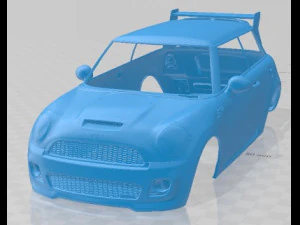 Auto con carrozzeria stampabile Cooper Cup UK Modello di stampa 3D