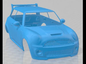 Cooper Cup UK Printable Body Car 3D Print Model