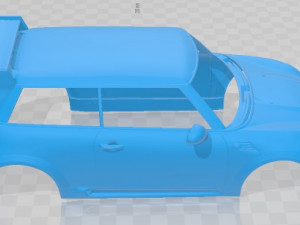 Cooper Cup UK Printable Body Car 3D 프린트 모델