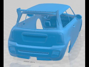Cooper Cup UK Printable Body Car 3D Print Model