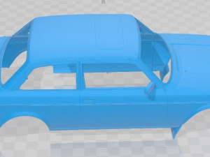 Volvo 240 Group A Printable Body Car Modelo de impresión 3D