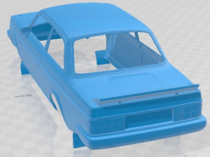 Volvo 240 Group A Printable Body Car Modelo de impresión 3D