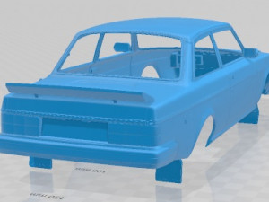 Volvo 240 Group A Printable Body Car Modelo de impresión 3D