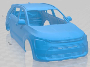 Kia Niro 2023 Printable Body Car 3D Print Model
