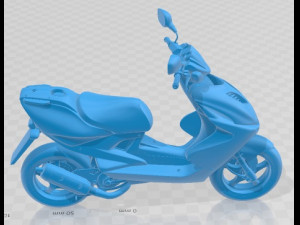 Yamaha Aerox R Scooter Printable Motorbike 3D-Druckmodell