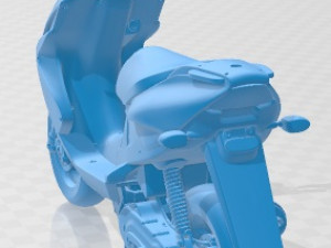 Yamaha Aerox R Scooter Printable Motorbike 3D-Druckmodell