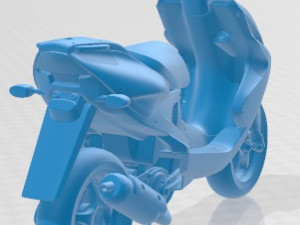 Yamaha Aerox R Scooter Printable Motorbike 3D-Druckmodell