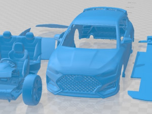 Hyundai Veloster N Printable Car 3D Принт Модель