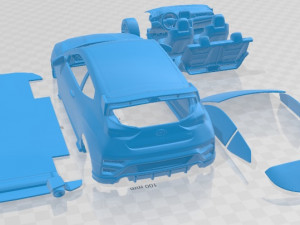 Hyundai Veloster N Printable Car 3D प्रिंट मॉडल