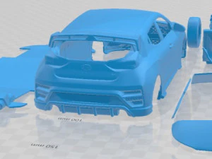 Hyundai Veloster N Printable Car 3D Print Model