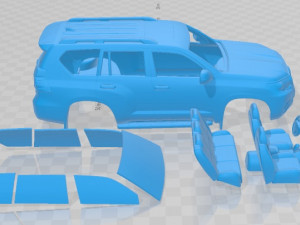 Toyota Land Cruiser 2021 Printable Car Modelo de impresión 3D