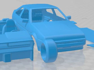 Toyota AE86 Levin 1983 Printable Car 3D Print Model