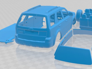 Escape 2015 Printable Car Modelo de Impressão 3D