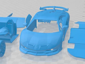 Aventador SVJ 2019 Printable Car 3D Print Model