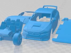 Subaru WRX STI s209 2019 Printable Car 3D Print Model