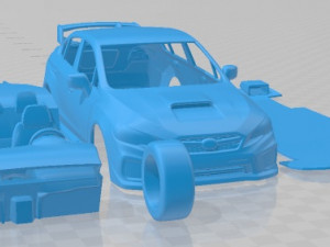 Subaru WRX STI s209 2019 Printable Car 3D Print Model