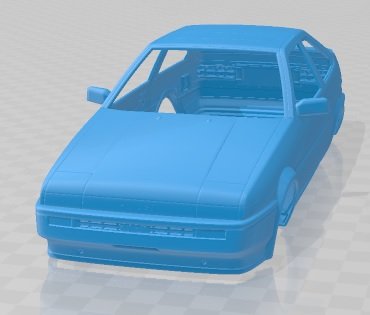 Toyota AE86 Levin 1983 Printable Body Car 3D प्रिंट मॉडल .c4d .max .obj .3ds .fbx .stl .blend 
