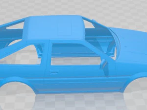 Toyota AE86 Levin 1983 Printable Body Car 3D Print Model