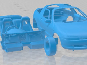 Toyota Sera 1990 Printable Car 3D-Druckmodell