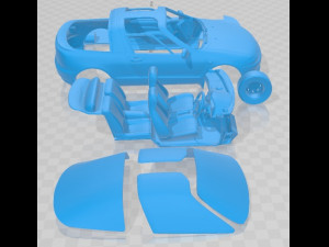 Toyota Sera 1990 Printable Car 3D-Druckmodell