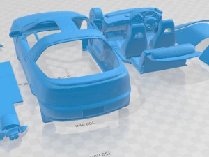 Toyota Sera 1990 Printable Car 3D Print Model