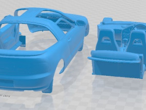 Toyota Sera 1990 Printable Car 3D-Druckmodell