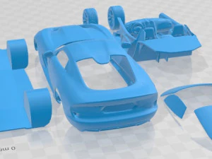 Dodge Viper GTS 2013 Printable Car 3D Print Model