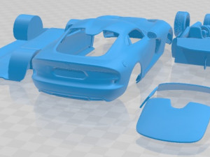 Dodge Viper GTS 2013 Printable Car 3D 프린트 모델