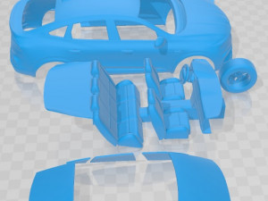 Renault Arkana RS Line 2022 Printable Car 3D Baskı Modeli