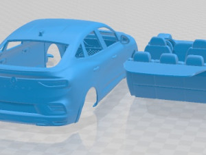 Renault Arkana RS Line 2022 Printable Car 3D Baskı Modeli