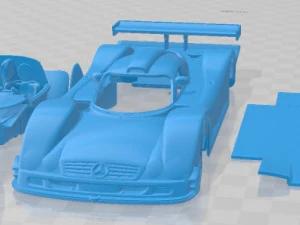 Mercedes Benz CLR 1999 Printable Car 3D Print Model